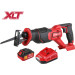 Аккум. сабельная пила WORTEX CSR 1118-1 в кор. ALL1 XLT SET 18В, 4 Ач акб, дер. 110 мм