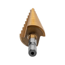 Сверло по металлу ступенчатое 4-20 мм HSS TIN ВОЛАТ