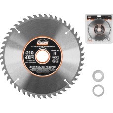 Диск пильный 210х30/20/16 мм 48 зуб. по дереву GEPARD