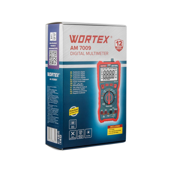 Мультиметр цифровой WORTEX AM 7009 Мультиметр цифровой WORTEX AM 7009