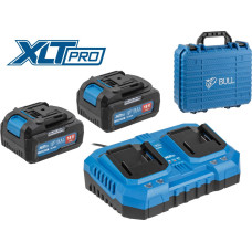 Набор аккумулятор 2х4 А*ч и зарядное устройство 2х4 А BULL XLTpro в чем. SET