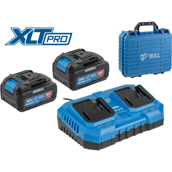 Набор аккумулятор 2х4 А*ч и зарядное устройство 2х4 А BULL XLTpro в чем. SET Набор аккумулятор 2х4 А*ч и зарядное устройство 2х4 А BULL XLTpro в чем. SET