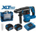 Аккум. перфоратор BULL CBH 1826 Xcase, XLTpro, БЕСЩЕТ., 18 В, 2.6 Дж, 26 мм, 2x6 А*ч, з/у