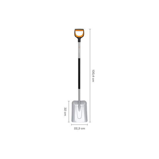 Лопата совковая Xact FISKARS Лопата совковая Xact FISKARS