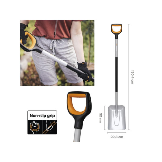 Лопата совковая Xact FISKARS Лопата совковая Xact FISKARS