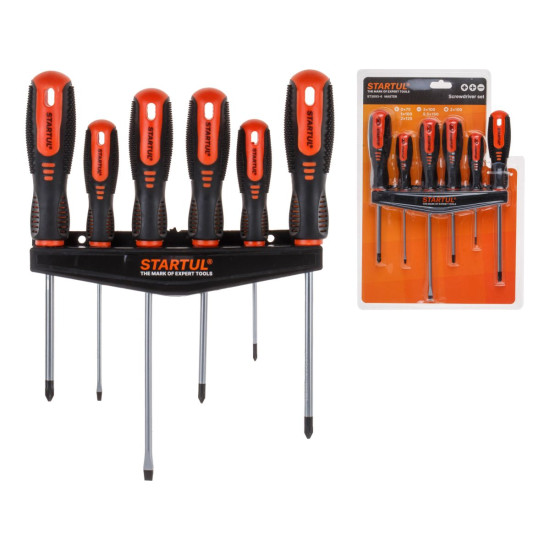 Набор отверток 6шт STARTUL MASTER (ST3093-6) Набор отверток 6шт STARTUL MASTER (ST3093-6)