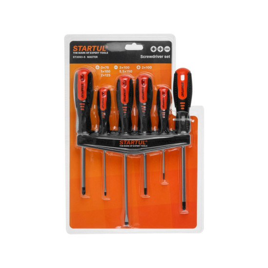 Набор отверток 6шт STARTUL MASTER (ST3093-6) Набор отверток 6шт STARTUL MASTER (ST3093-6)
