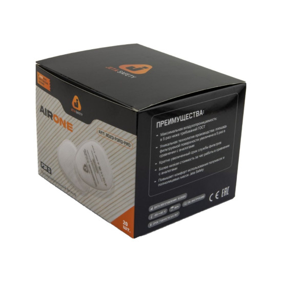 Предфильтр Jeta Safety 8023 (2 шт. В уп.) Предфильтр Jeta Safety 8023 (2 шт. В уп.)