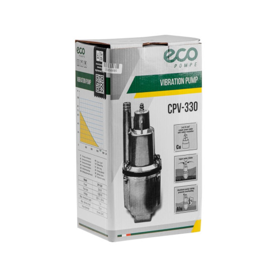 Насос вибрационный ECO CPV-330 (10м, верхний забор) Насос вибрационный ECO CPV-330 (10м, верхний забор)