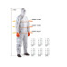 Защитный комбинезон JPC-100 (р-р XXXL), (розн. уп.) Jeta Safety
