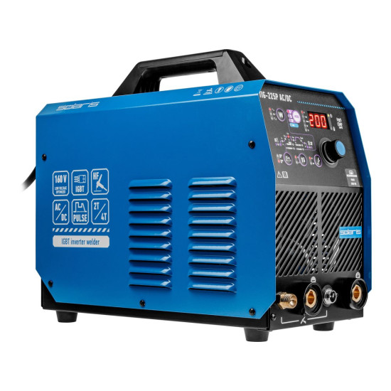 Инверторный аппарат аргонодуговой сварки SOLARIS TIG-225P AC/DC Инверторный аппарат аргонодуговой сварки SOLARIS TIG-225P AC/DC