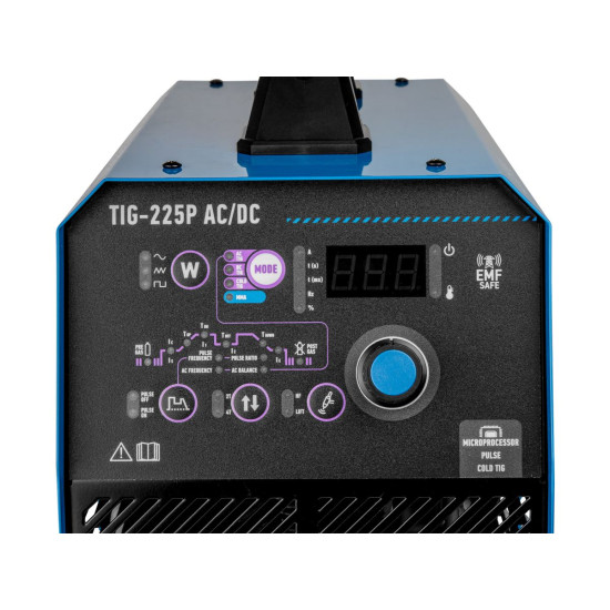 Инверторный аппарат аргонодуговой сварки SOLARIS TIG-225P AC/DC Инверторный аппарат аргонодуговой сварки SOLARIS TIG-225P AC/DC