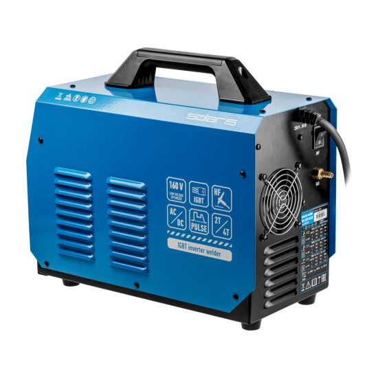 Инверторный аппарат аргонодуговой сварки SOLARIS TIG-225P AC/DC Инверторный аппарат аргонодуговой сварки SOLARIS TIG-225P AC/DC