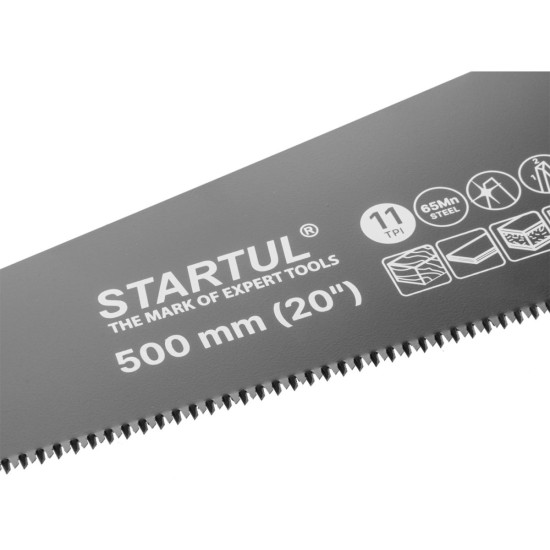 Ножовка по дер. 500мм 11 TPI STARTUL PROFI (ST4250-50) Ножовка по дер. 500мм 11 TPI STARTUL PROFI (ST4250-50)