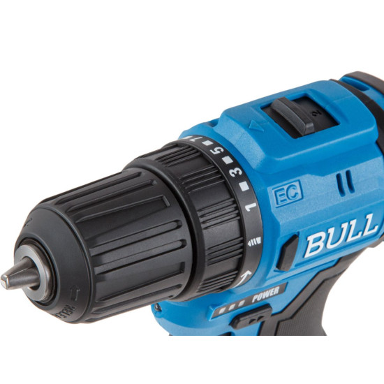 Аккум. дрель-шуруповерт BULL SR 1203 в чем. БЕСЩЕТ., 12 В, 37 Н*м, 2*2 А*ч акб, БЗП 10 мм Аккум. дрель-шуруповерт BULL SR 1203 в чем. БЕСЩЕТ., 12 В, 37 Н*м, 2*2 А*ч акб, БЗП 10 мм