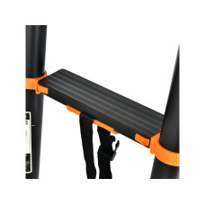 Лестница телескопическая 2-х секц. алюм. 210/420см, 2х5 ступ. 14,8кг BLACK LINE STARTUL (ST9932-042)