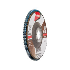 Круг лепестковый шлифовальный 125x22.23 мм, Z60, стекловолокно, угловой Makita