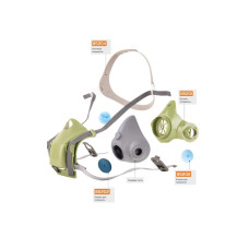 Полумаска без фильтра Jeta Safety (8500) с системой быстрого сброса р-р М