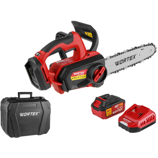 Аккум. пила цепная WORTEX CEC 2518-3 в чем. ALL1 XLT SET БЕСЩЕТ., 18 В, 25.4 см Аккум. пила цепная WORTEX CEC 2518-3 в чем. ALL1 XLT SET БЕСЩЕТ., 18 В, 25.4 см