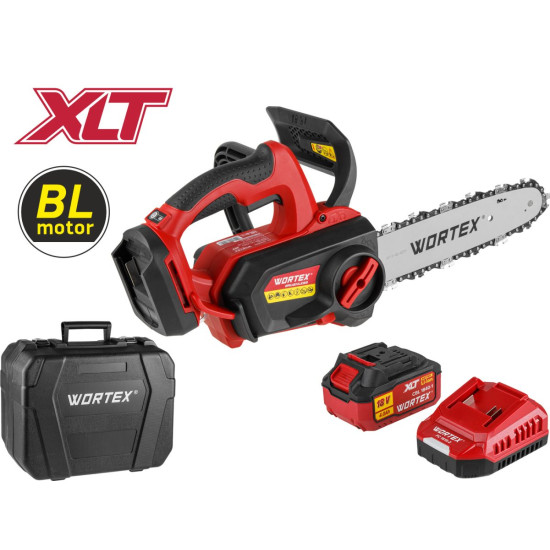 Аккум. пила цепная WORTEX CEC 2518-3 в чем. ALL1 XLT SET БЕСЩЕТ., 18 В, 25.4 см Аккум. пила цепная WORTEX CEC 2518-3 в чем. ALL1 XLT SET БЕСЩЕТ., 18 В, 25.4 см