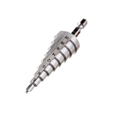 Сверло ступенчатое HSS с прямым желобком, 4-20x75, 1/4" MAKITA