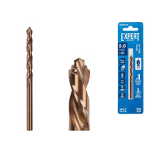 Сверло по металлу ц/х 5.0х52х86 мм HSS-Co EXPERT STARTUL