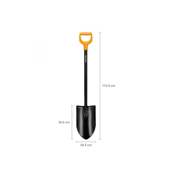 Лопата штыковая с удлиненным лезвием XL Blade FISKARS Лопата штыковая с удлиненным лезвием XL Blade FISKARS