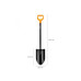 Лопата штыковая с удлиненным лезвием XL Blade FISKARS Лопата штыковая с удлиненным лезвием XL Blade FISKARS