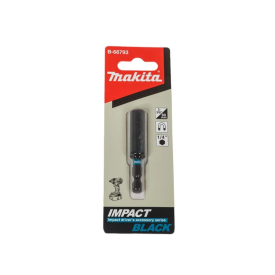 Магнитный держатель насадок 60мм Impact Black MAKITA Магнитный держатель насадок 60мм Impact Black MAKITA