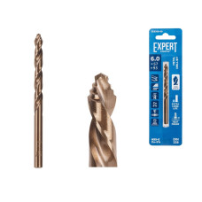 Сверло по металлу ц/х 6.0х57х93 мм HSS-Co EXPERT STARTUL